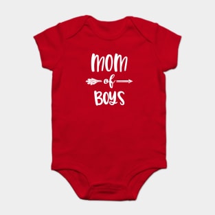 Mom of Boys Baby Bodysuit